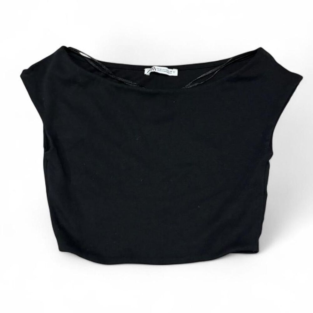 Zara Women's Black Crop-top